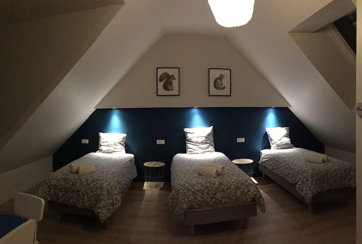 El dormitorio de los niños