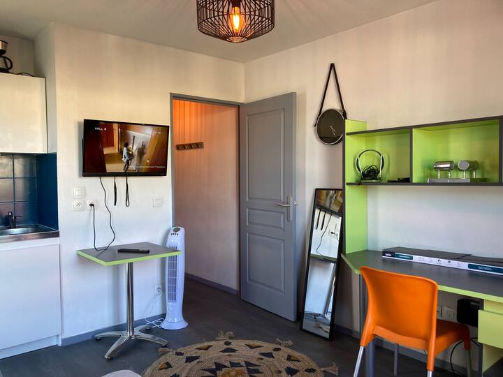 Nice studio, Mermoz Lyon 8 hospital, not overlooked. Apartments for