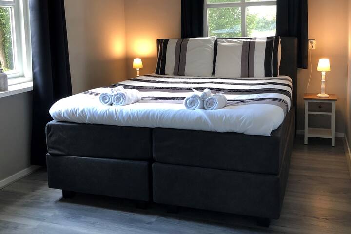 Boxspring 210 cm de largo y 160 cm de ancho