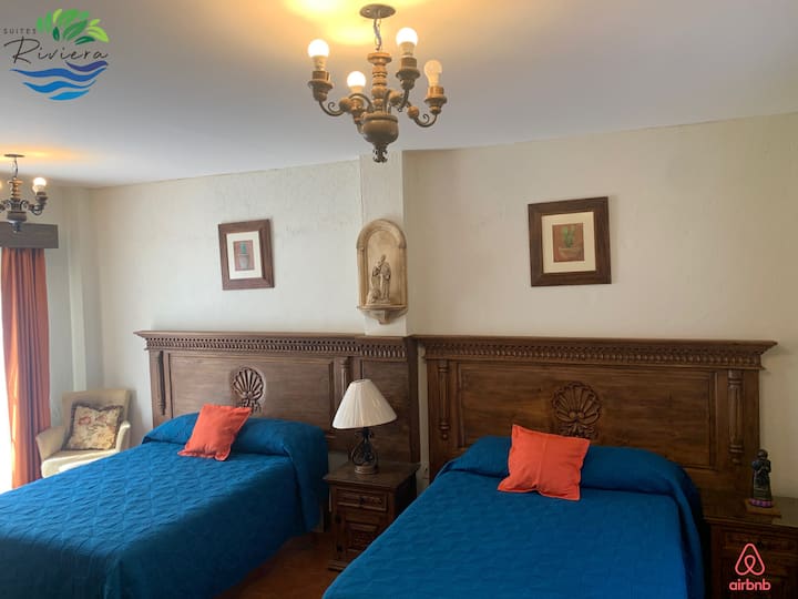 2 camas  matrimoniales 