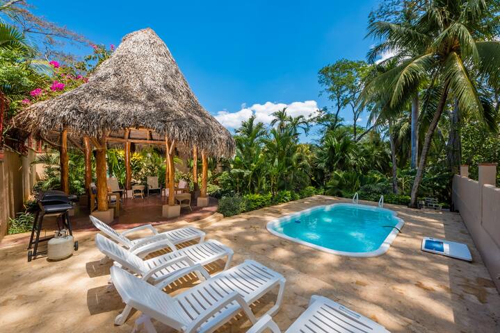 Peaceful 3BR Home, w/ Pool, Tamarindo Beach.