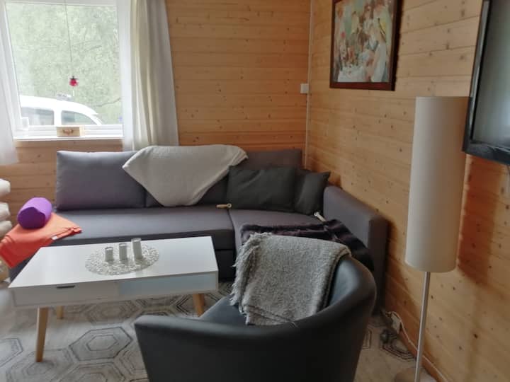 Sebule iliyo na kitanda cha sofa