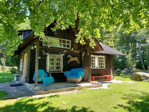 Sauna house & outdoor kitchen in Matsalu Nature Park