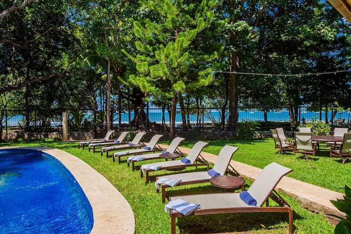 Beachfront Tamarindo Villa with Private Pool