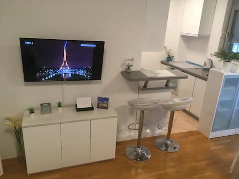 Successful Airbnb property: Ambient 3 apartment 40m2 @Jarun w/ Garage&Balcony in Trešnjevka Jug