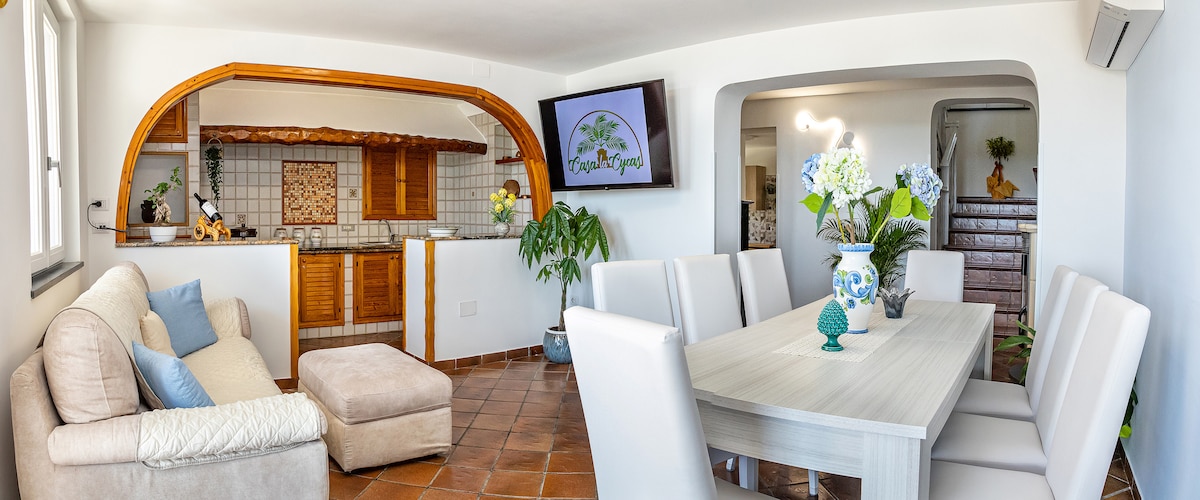 Top Airbnb: Sea View Villa with Sunset Terrace & Pizza Ove a Massa Lubrense