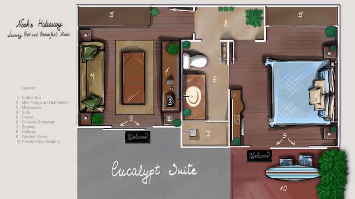 مخطط طابق جناح يوكالبت