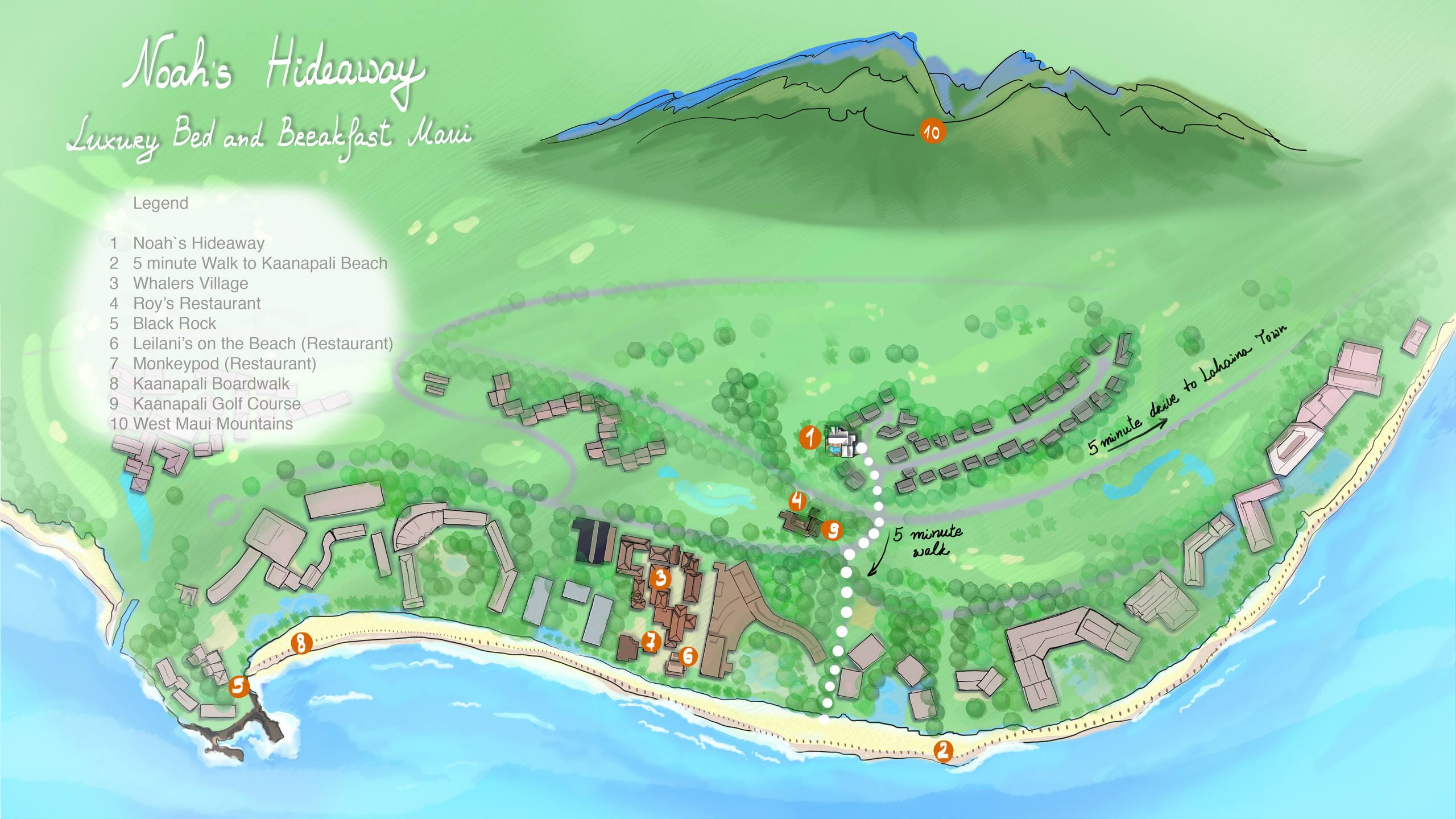 Noah’s Hideaway Maui, Luxury B&B, Kaanapali Beach! - Image 30
