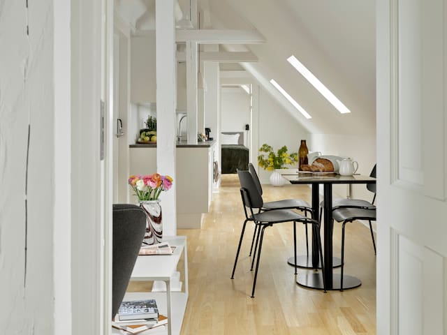 Spacious Attic Apartment for 5