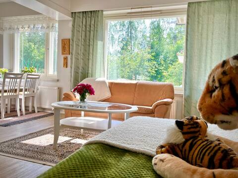Lovely home with spas and saimaa beach!