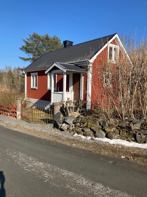 Cabin on a private plot in an old village close to swimming areas and ...