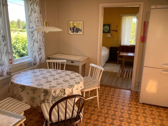 Cabin on a private plot in an old village close to swimming areas and ...