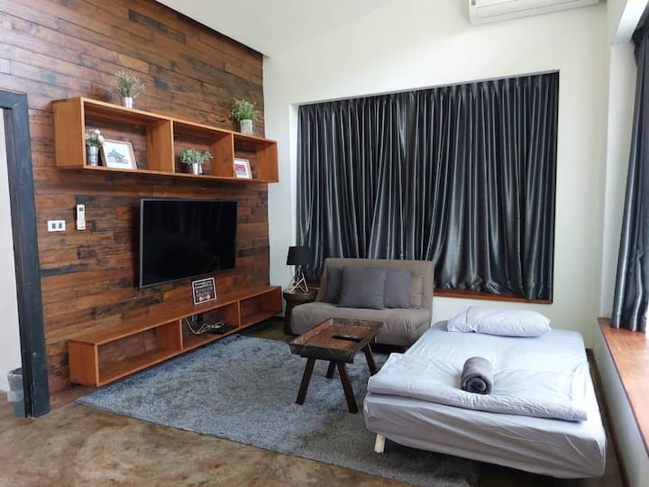 changing of a sofa to a bed