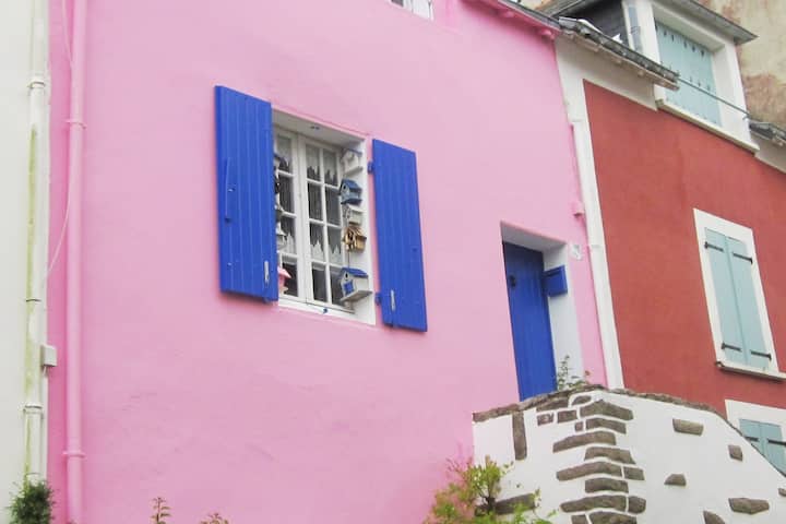 Promo Oorzaakbescherming ... Klein Huis Van Visser In Mooi Eiland In Zee - Belle-Île-en-Mer