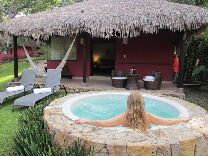Beautiful tropical village near Cuernavaca