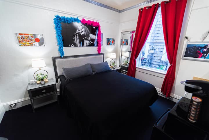 Janis Joplin Themed Room with Private Bathroom - San Francisco, CA ...