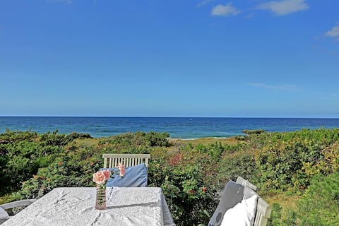 Ocean view and private beach grounds
