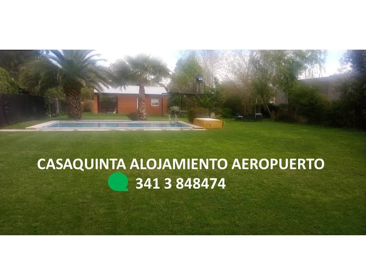 CASA QUINTA ACCOMMODATION. AIRPORT.