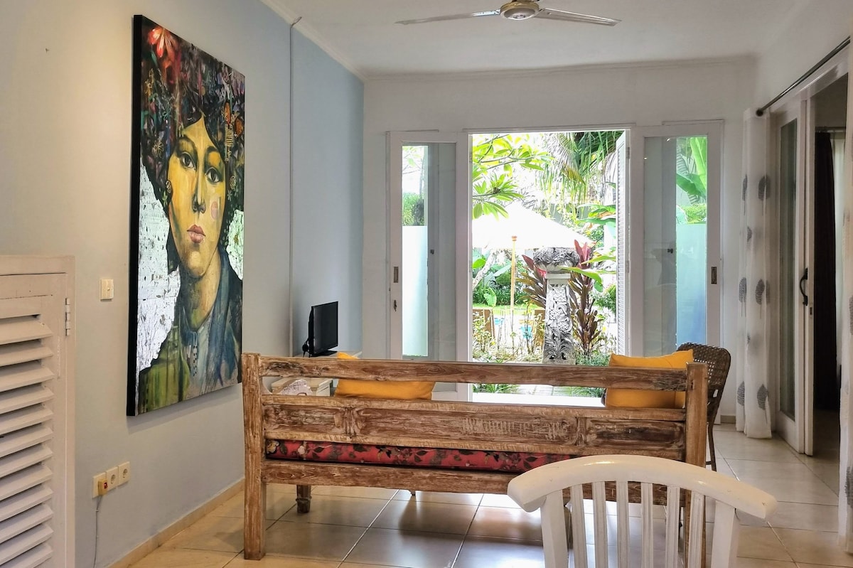 Serviced apartment in Sanur · ★4.61 · 1 bedroom · 2 beds · 1 bath, порівнянний Airbnb