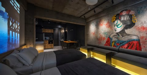 US31 Yamanote Line Ueno Japanese Designer Apartment, 2 min direct to Shinjuku, Shibuya, Akihabara, Tokyo, convenience stores and food stores full load