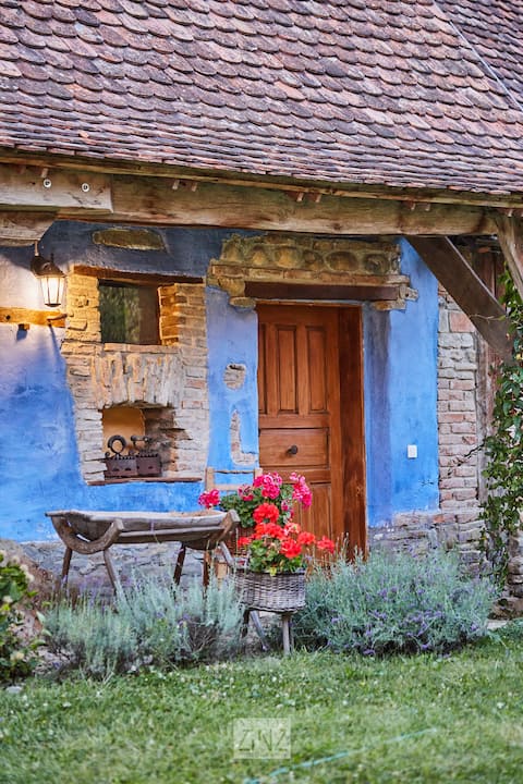 Blue house-Crit 164, transylvanian old-world charm