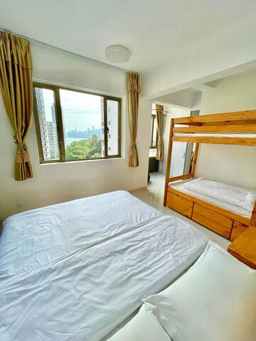 New sea-view flat, 6Bed 2Bath 10ppl, near TST MTR gallery image 3