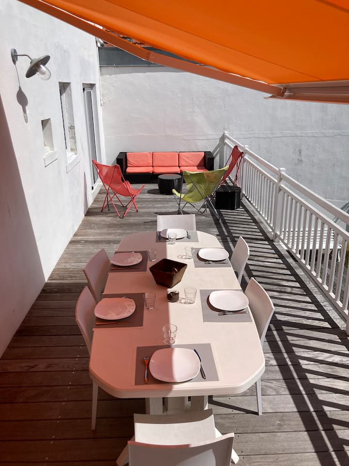 Stadthaus (6 Schlafzimmer) In Der Nähe Des Hafens Und Der Strände. - Batz-sur-Mer
