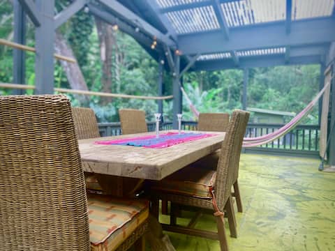 Top performing Airbnb: Ocean View Solar-Powered Eco Jungle Retreat in Seaview