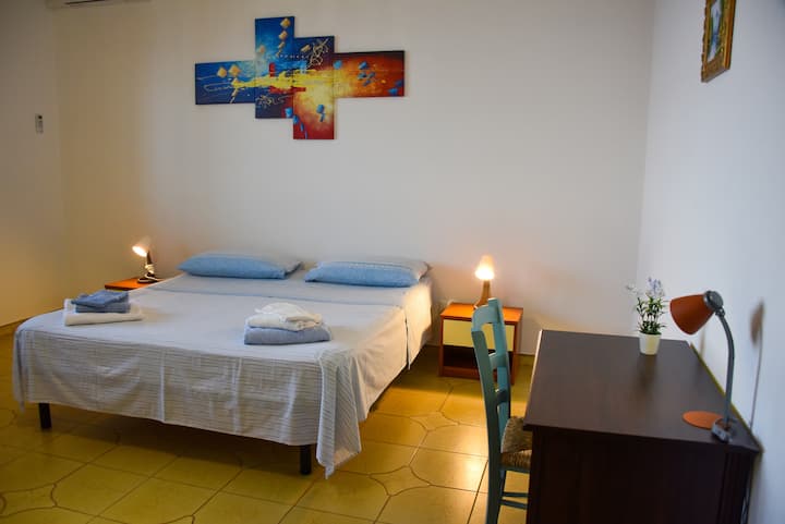 Kamer 1 met uitzicht op zee