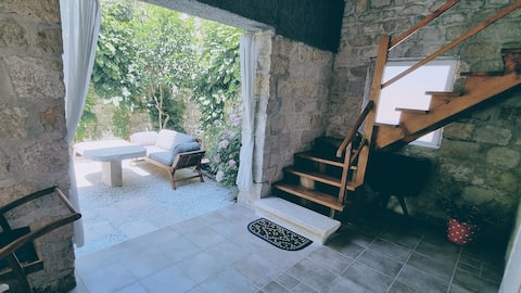 Top Airbnb: Rector's villa - oasis inside medieval walls in Rab