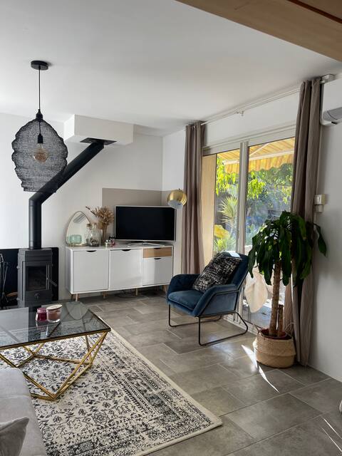 Maison Cosy Piscine & Clim & Parking