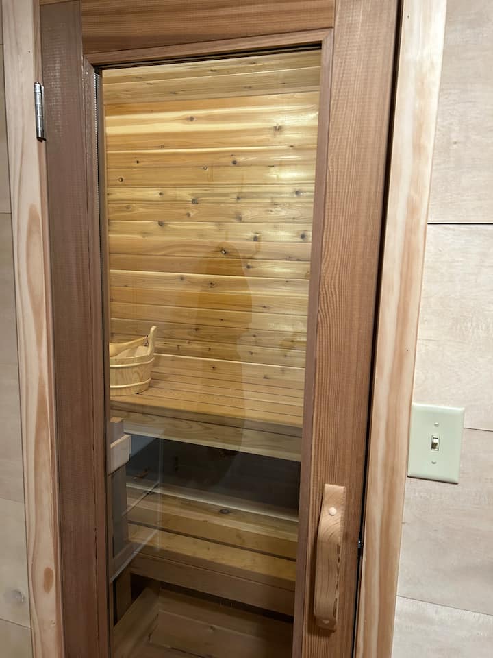 sauna en el sótano