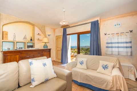 Proprietà Airbnb di successo: SEA VIEW DUPLEX VILLA IN CANNIGIONE ALTA a Arzachena