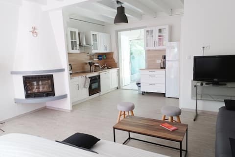 Airbnb performant: Villa 8 people, sea 100 m., 3 bedrooms, WiFi à Fleury