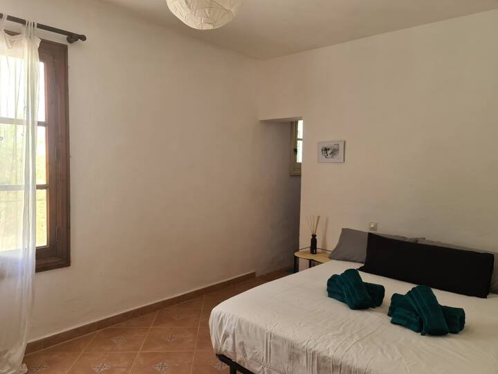Bedroom - large double bed, then