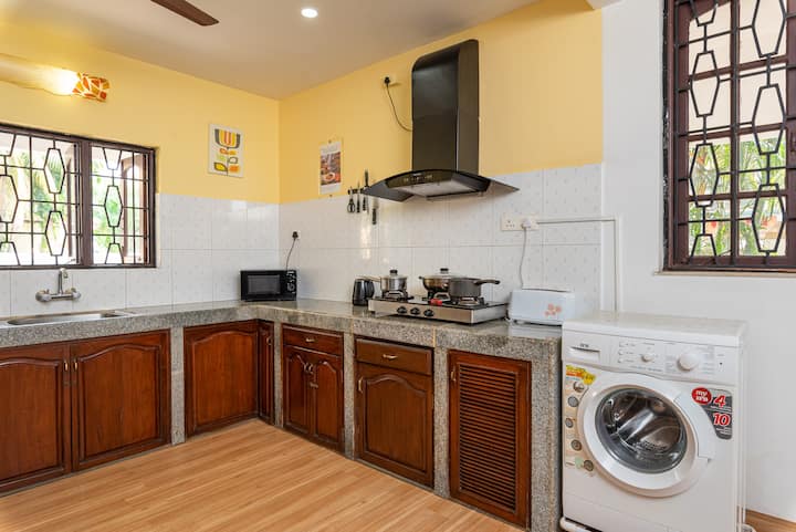 Phase 1 kitchen area - 4BHK villa in Calangute