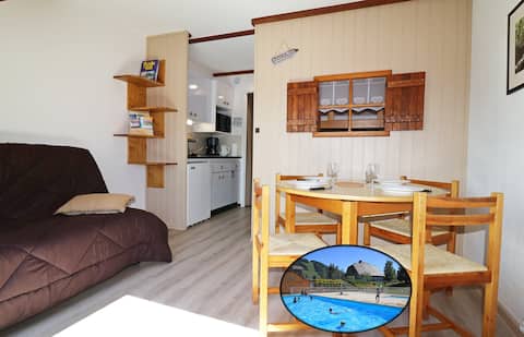 Popular Airbnb listing: Studio 4 people, foot of ski and mountain bike slopes (9) in Métabief