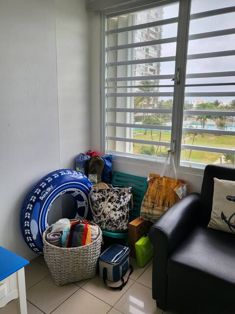 Popular Airbnb listing: Amazing! Playa Azul Apt Luquillo Beach, Puerto Rico in Luquillo