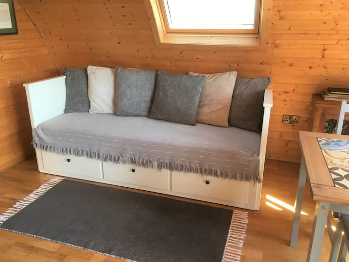 Living area with day bed/sofa