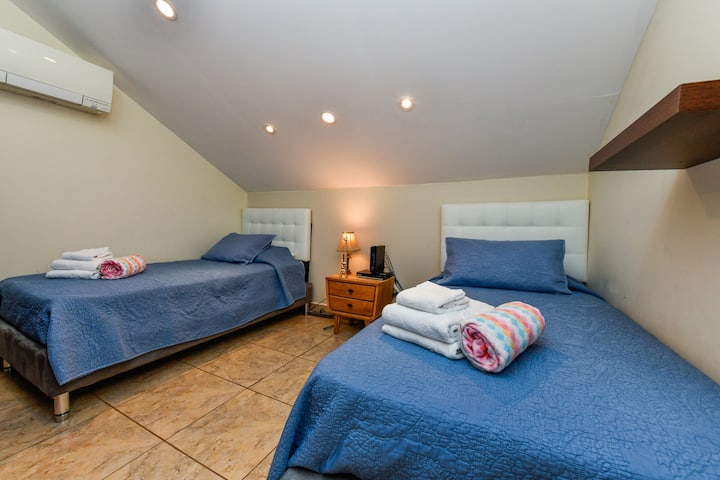 Upstairs twin bedroom.  Note- this is an indoor room right next to the master bedroom on the second floor