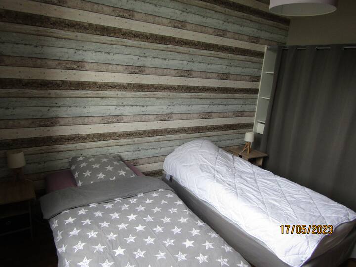 habitación doble y vestidor