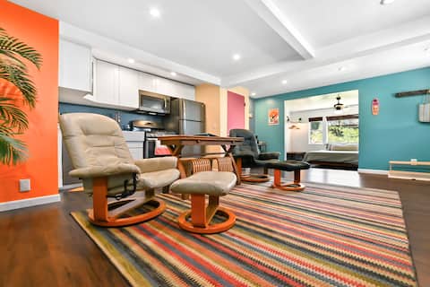 Top Airbnb: Groovy canyon studio pool & spa blocks from SDSU in College Area