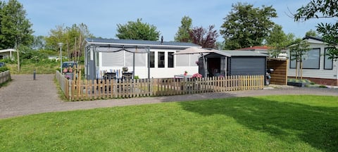 Beautiful Chalet at Camping in Hoorn near Amsterdam