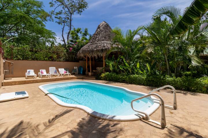Private tropical oasis, at Tamarindo Beach.