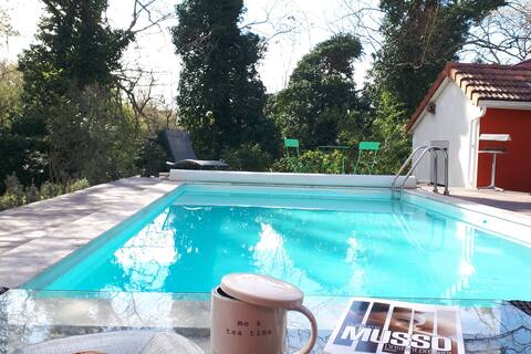 Spacious and bright home with pool.