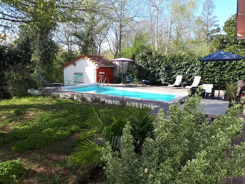 Spacious and bright home with pool.