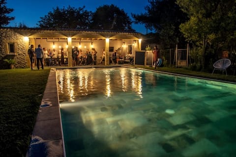 Charming farmhouse with Balinese pool