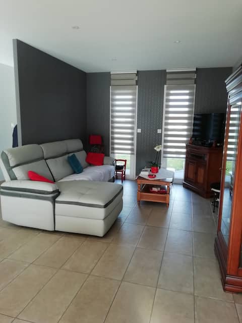 Popular Airbnb listing: New and warm house 10 minutes from Puy du Fou in Saint Laurent Sur Sèvre
