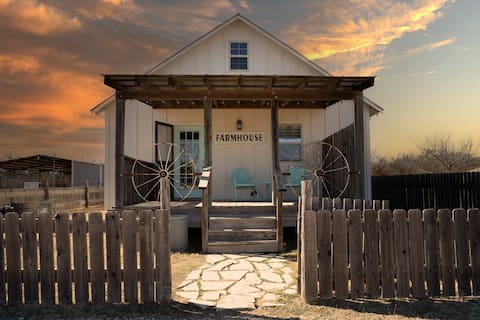 Cute Farmhouse - alpaca, donkey, sheep & hot tub!