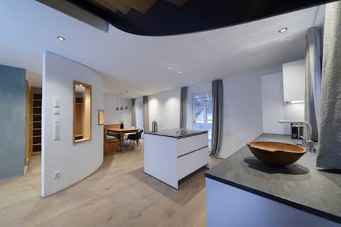 Beliebte Airbnb-Anzeige: Big new duplex apartment in renovated monument in Garmisch Partenkirchen
